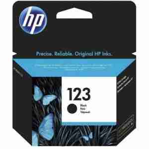 HP 123 Black Original Ink Cartridge (F6V17AE)