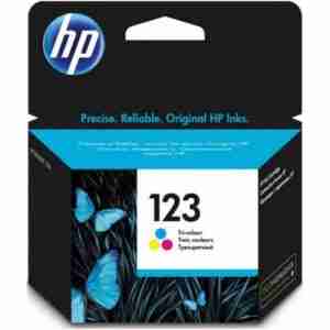 HP 123 Tri-color Original Ink Cartridge (F6V16AE)