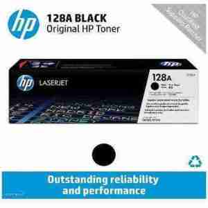 HP 128A Black LaserJet Toner Cartridge - CE320A