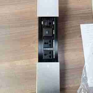 Multifunction Slide Cover Socket – Silver